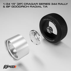 15" Cragar 344 Rally w/ BFG Radial T/A
