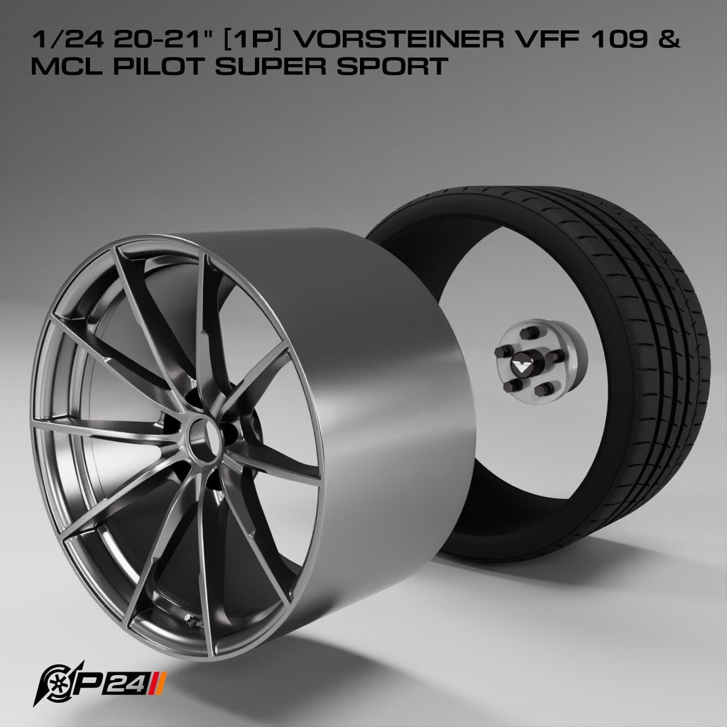 20–21-Inch Vorsteiner VFF 109 Wheels & MCL Pilot Super Sport Tires – Set of 4