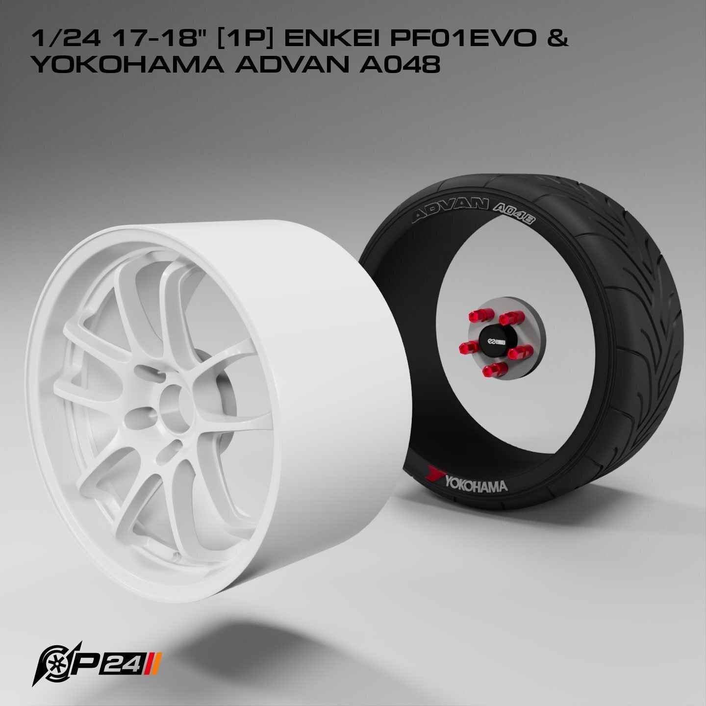 17–18-Inch Enkei PF01EVO Wheels & Yokohama Advan A048 Tires – Set of 4