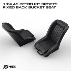 AS Retro Kit Sports Fixed Back Bucket Seat