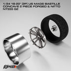 18–20-Inch US Mags Bastille Concave Forged Wheels & Nitto NT555 G2 Tires – Set of 4