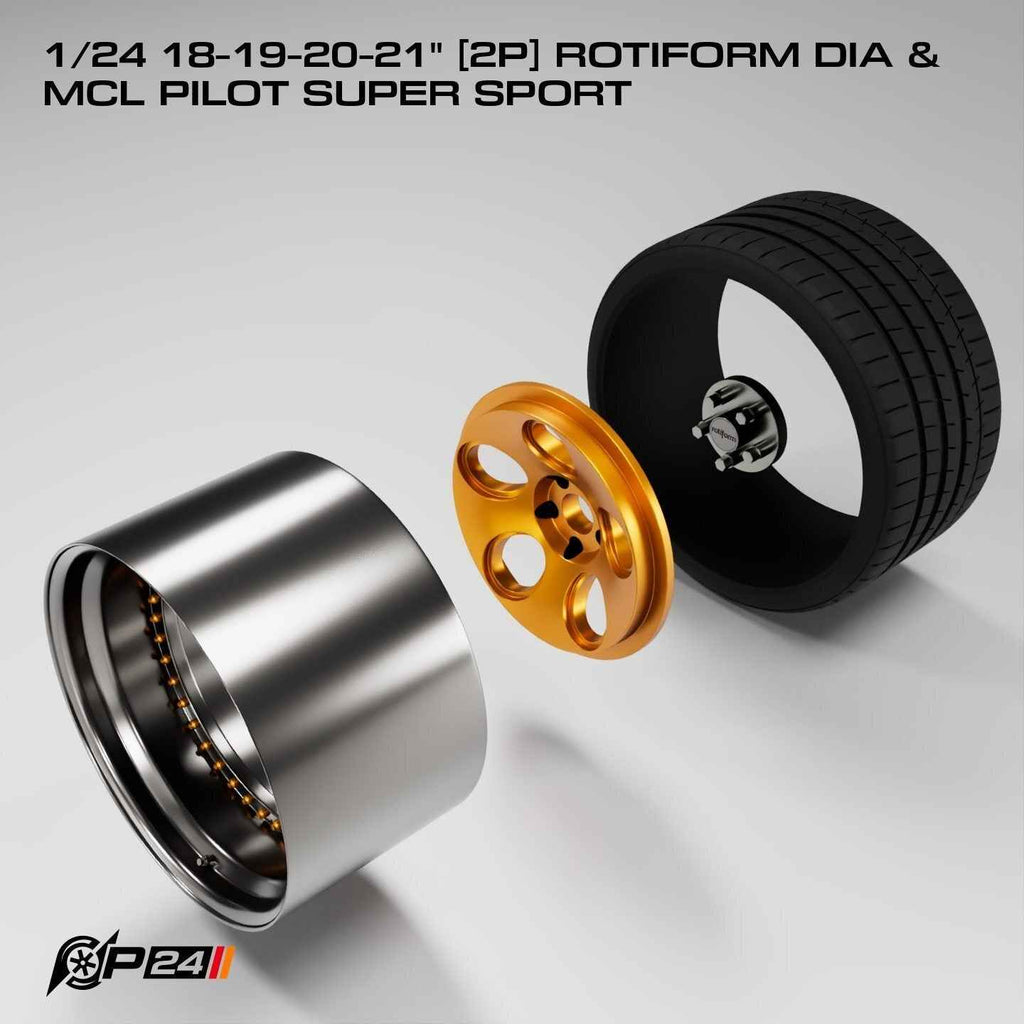18–21-Inch Rotiform DIA Wheels & MCL Pilot Super Sport Tires – Set of 4