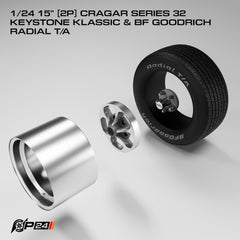 15" Cragar Keystone Classic w/ BFG Radial T/A