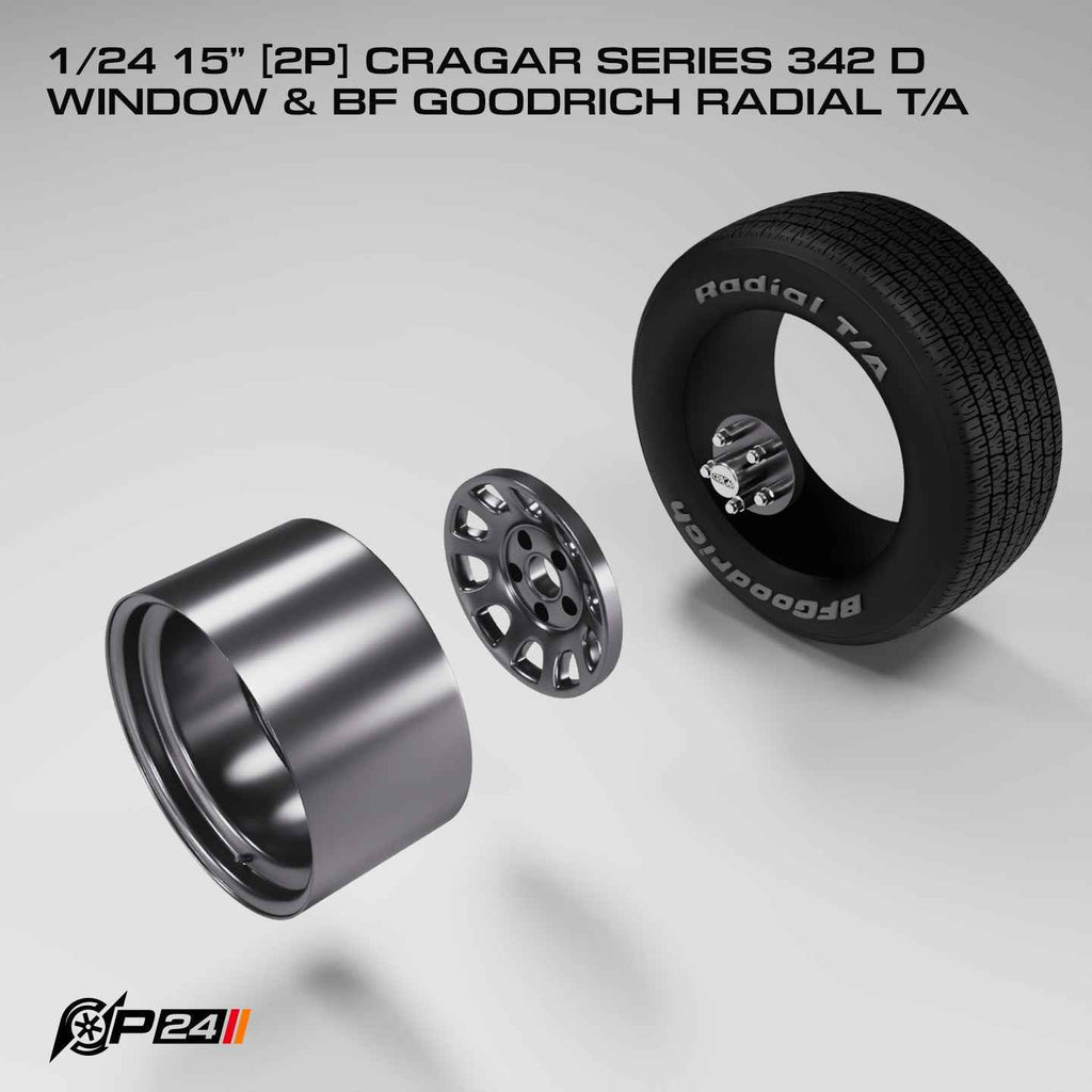 15" Cragar 342 D Window w/ BFG Radial T/A