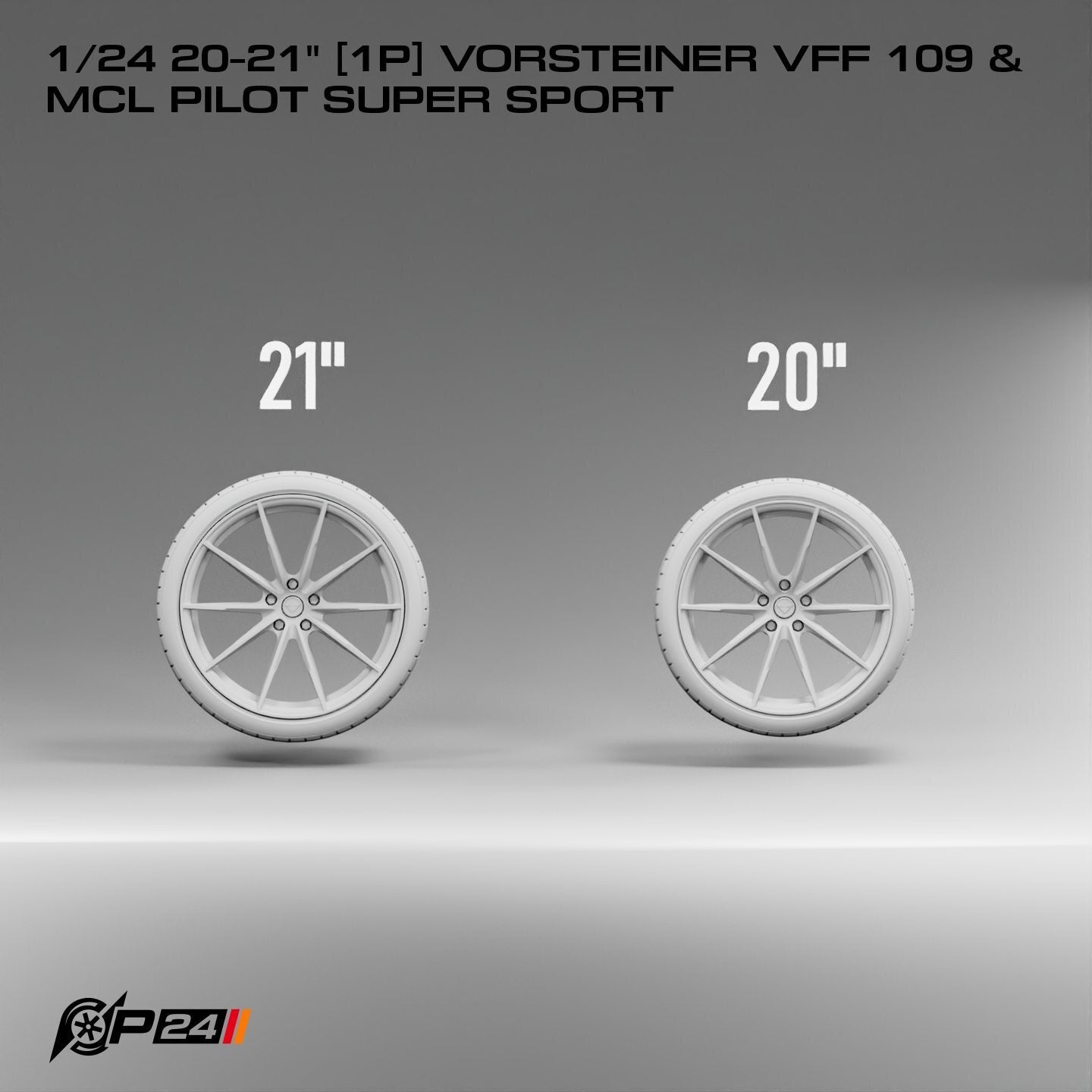 20–21-Inch Vorsteiner VFF 109 Wheels & MCL Pilot Super Sport Tires – Set of 4