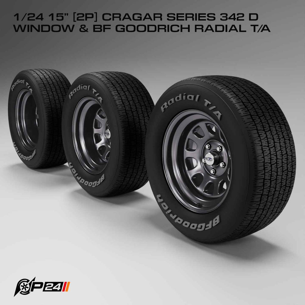 15" Cragar 342 D Window w/ BFG Radial T/A
