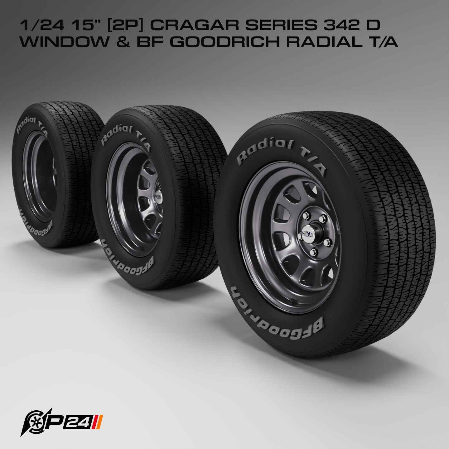 15" Cragar 342 D Window w/ BFG Radial T/A