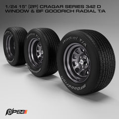 15" Cragar 342 D Window w/ BFG Radial T/A