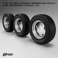 15" Cragar 344 Rally w/ BFG Radial T/A