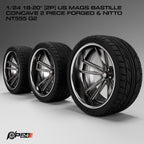 18–20-Inch US Mags Bastille Concave Forged Wheels & Nitto NT555 G2 Tires – Set of 4
