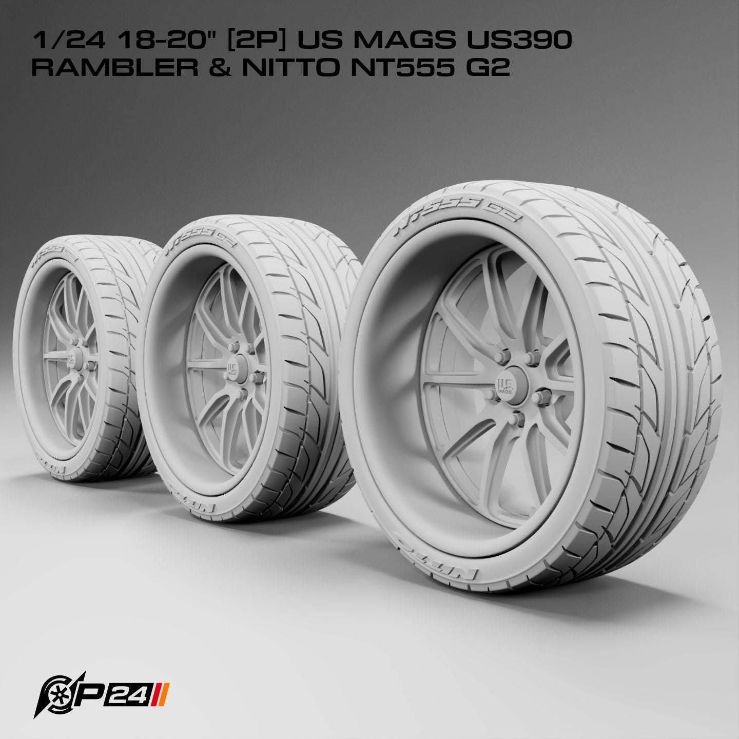 18–20-Inch US Mags US390 Rambler Wheels & Nitto NT555 G2 Tires – Set of 4