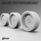 18–20-Inch US Mags US440 Heavy Artillery Wheels & MCL Pilot Super Sport Tires – Set of 4