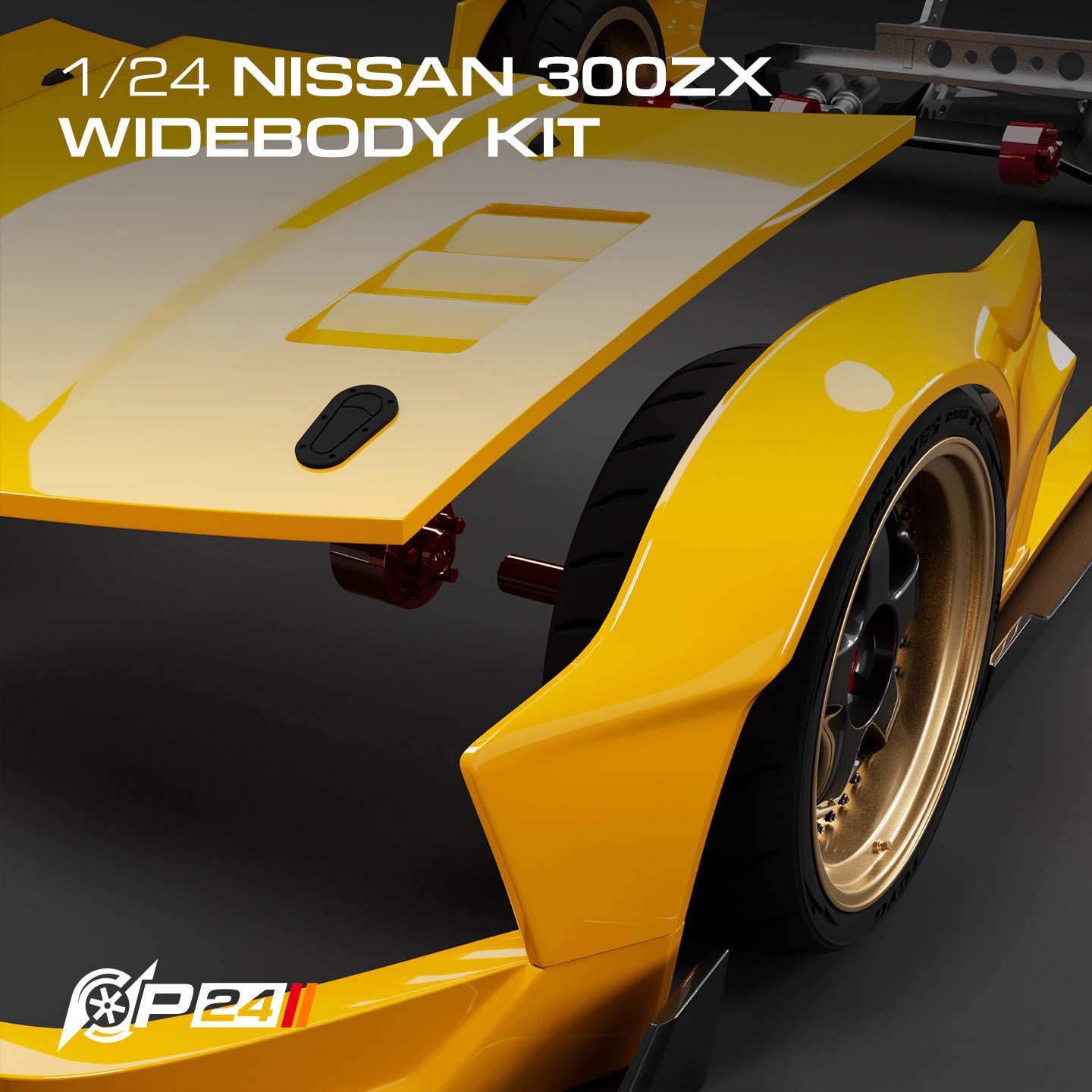 Nissan 300ZX Wide Body Kit – Tamiya 1/24 Scale Kit - Model Maker's Workshop