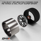 20–21-Inch Brixton Forged CM5 RS Targa Wheels & MCL Pilot Super Sport Tires – Pair