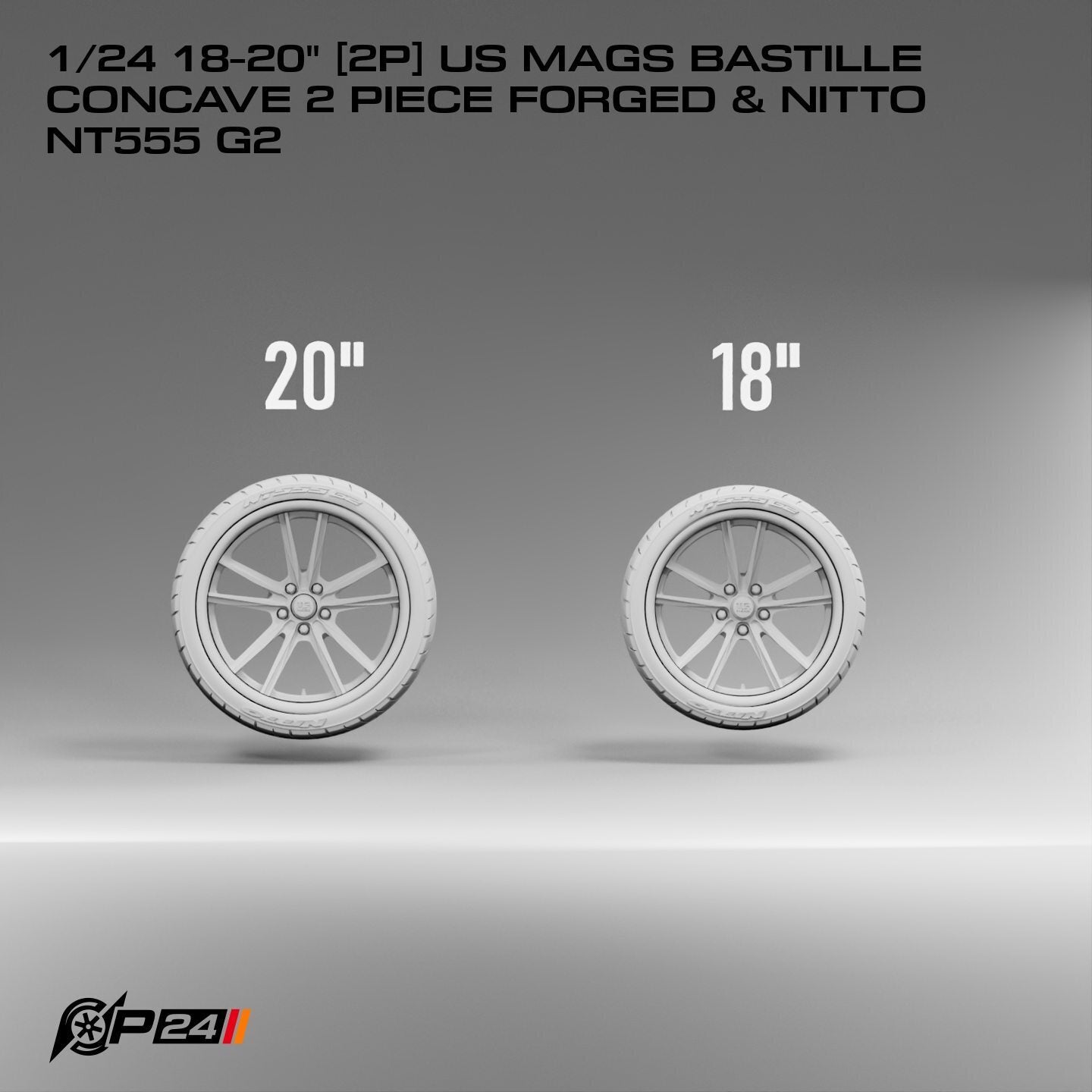 18–20-Inch US Mags Bastille Concave Forged Wheels & Nitto NT555 G2 Tires – Set of 4