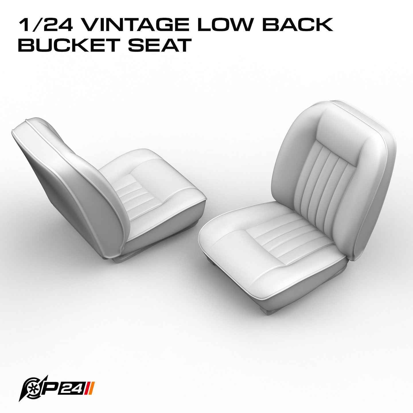 Vintage Low Back Bucket Seat