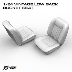 Vintage Low Back Bucket Seat