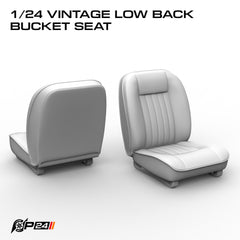 Vintage Low Back Bucket Seat