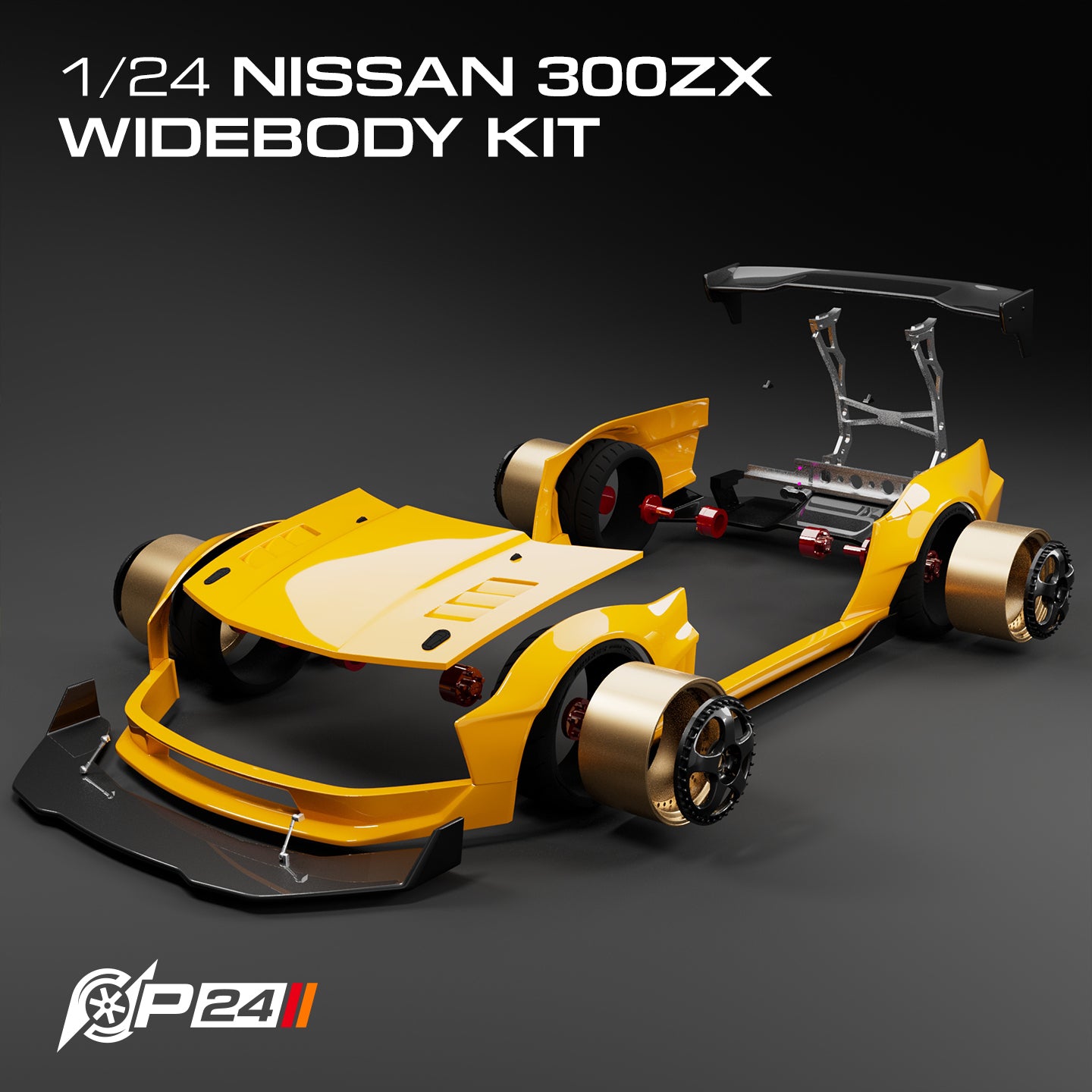 Nissan 300ZX Wide Body Kit – Tamiya 1/24 Scale Kit - Model Maker's Workshop