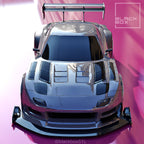 Tamiya Mazda RX-7 Time Attack Widebody Kit with Wheels & Lowered Suspension – 1/24 Scale