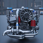 Flat Four Boxer Turbo Upgrade Kit – 1/24 Scale