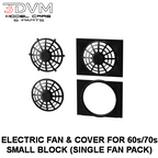 60s/70s Muscle Car Small Block Single Electric Fan & Cover Set